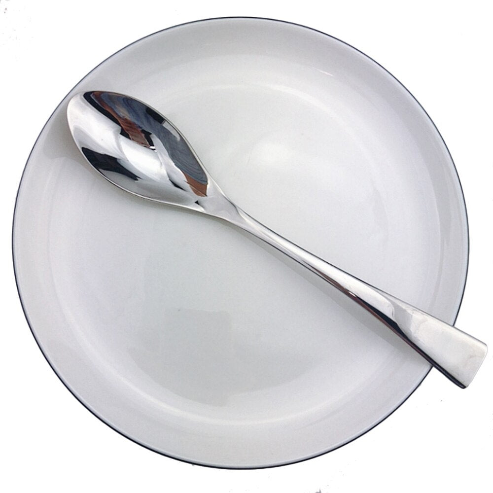 Silverware Creative Flatware Mirror Silver Cutlery 304 Stainless Steel Dinnerware Steak Knife Forks