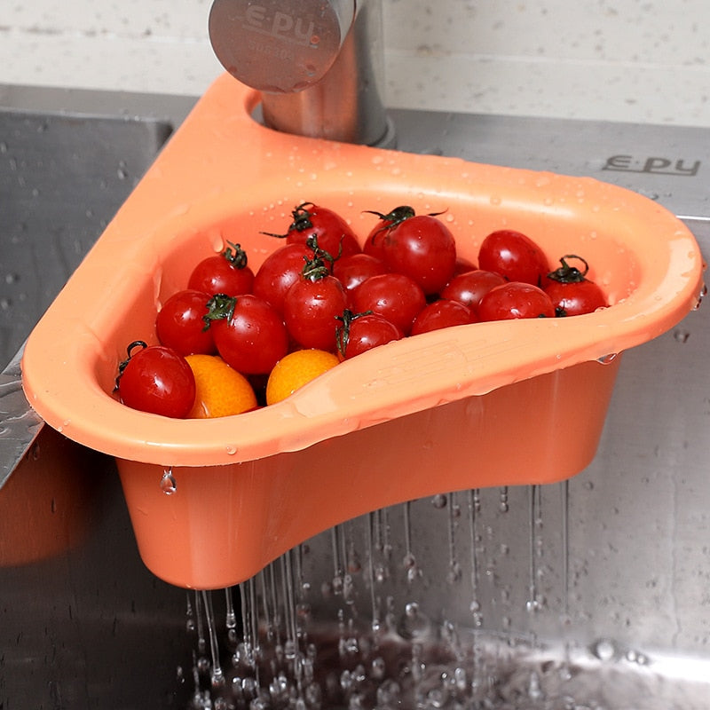 Kitchen Sink Rack Strainer Basket