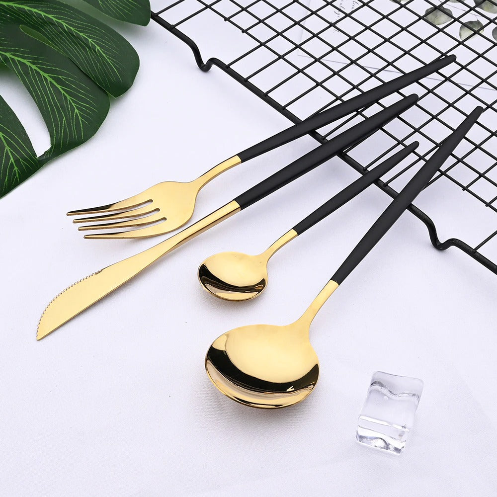 Stainless Steel Cutlery Set Fork Knife Spoon