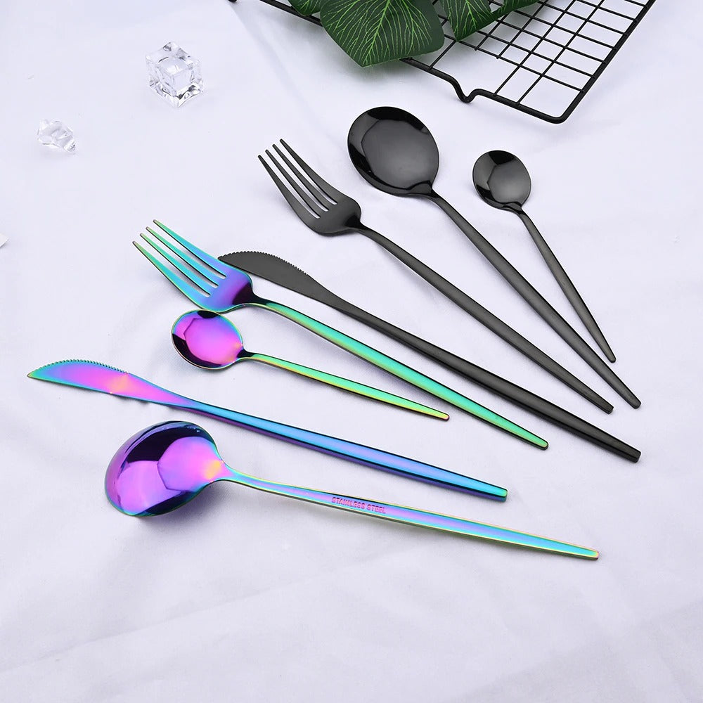 Stainless Steel Cutlery Set Fork Knife Spoon