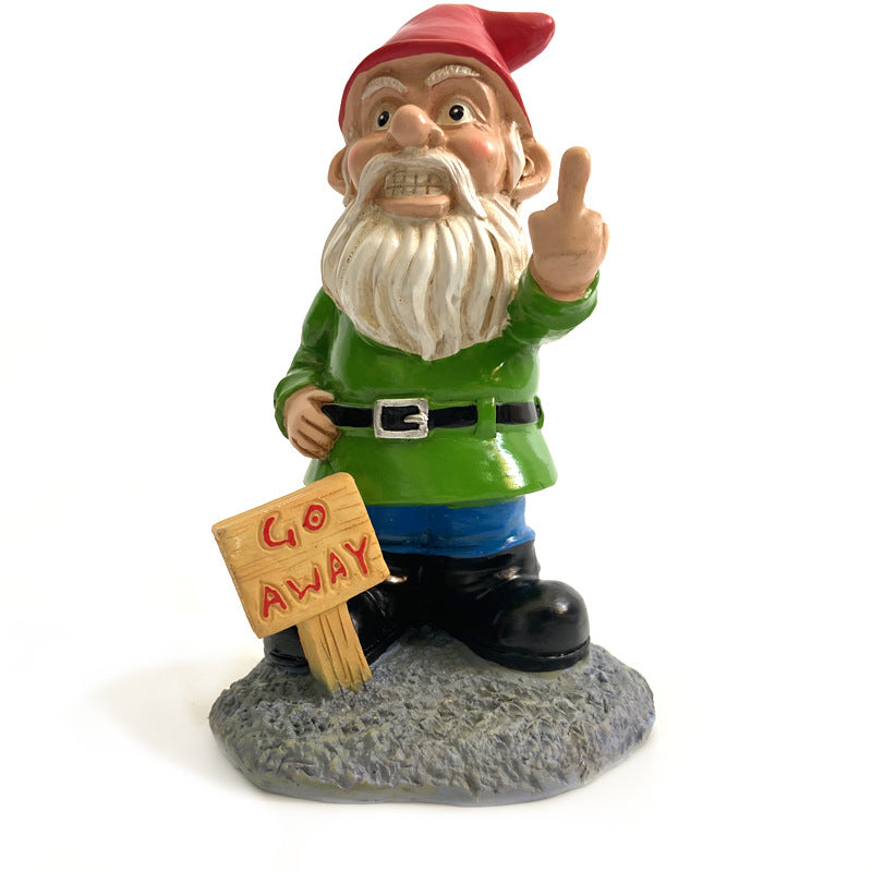 Garden Ornaments Dwarf Resin Crafts Gnome Statue Old Man Resin Ornaments