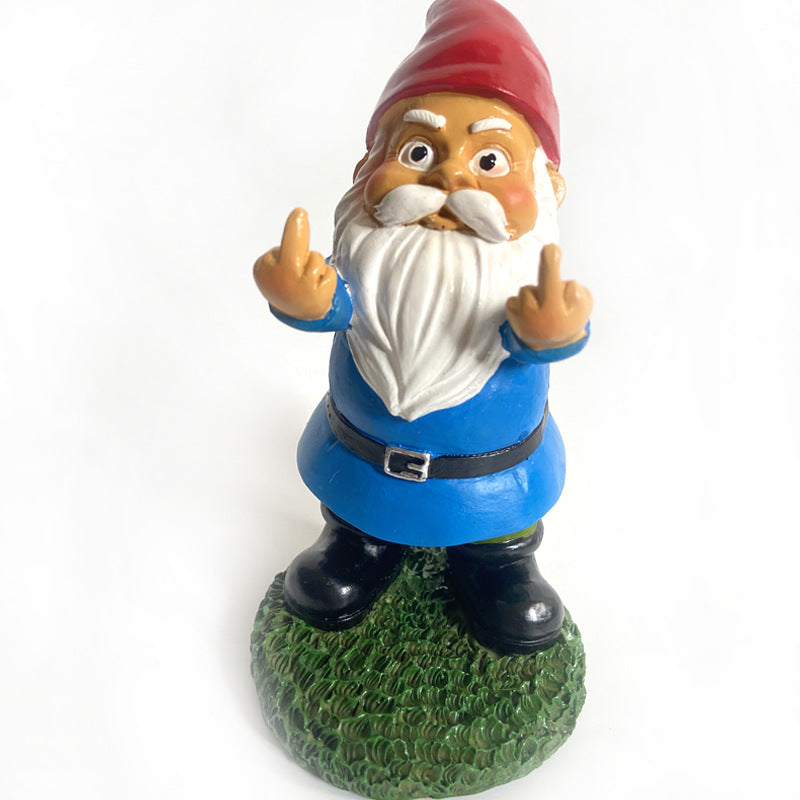 Garden Ornaments Dwarf Resin Crafts Gnome Statue Old Man Resin Ornaments