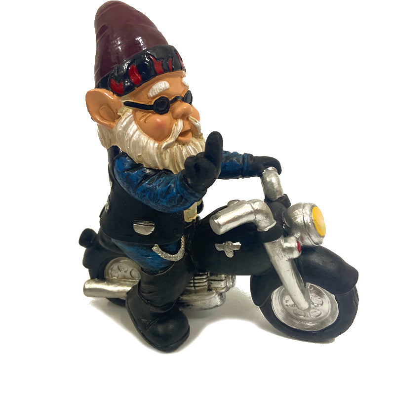 Garden Ornaments Dwarf Resin Crafts Gnome Statue Old Man Resin Ornaments