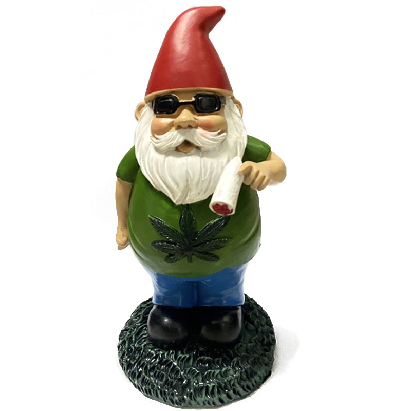 Garden Ornaments Dwarf Resin Crafts Gnome Statue Old Man Resin Ornaments