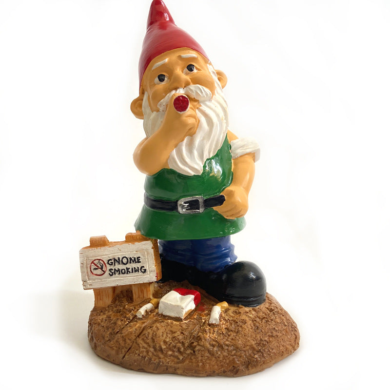 Garden Ornaments Dwarf Resin Crafts Gnome Statue Old Man Resin Ornaments